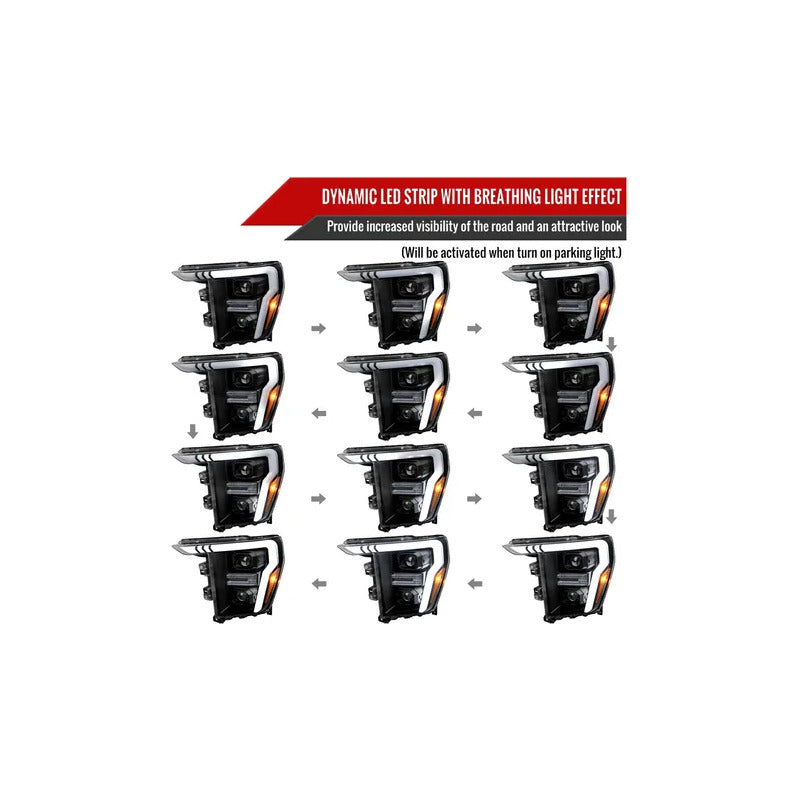 Faros Delanteros F-150 Lobo 2021 2022 2023 A 2025