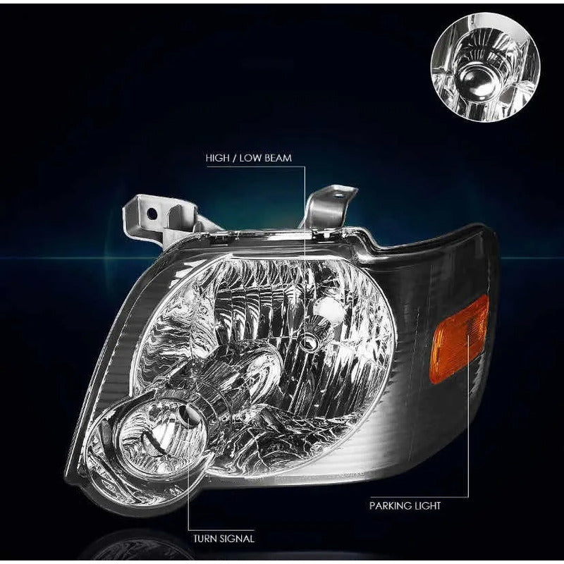 Faros Ford Explorer Sport 2006 2007 2008 2009 2010 Par Ambos Lados