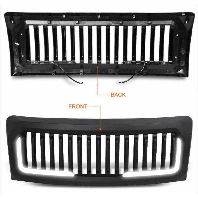 Parrilla Con Led Mate Ford F-150 Lobo 2009 2010 2012 2014