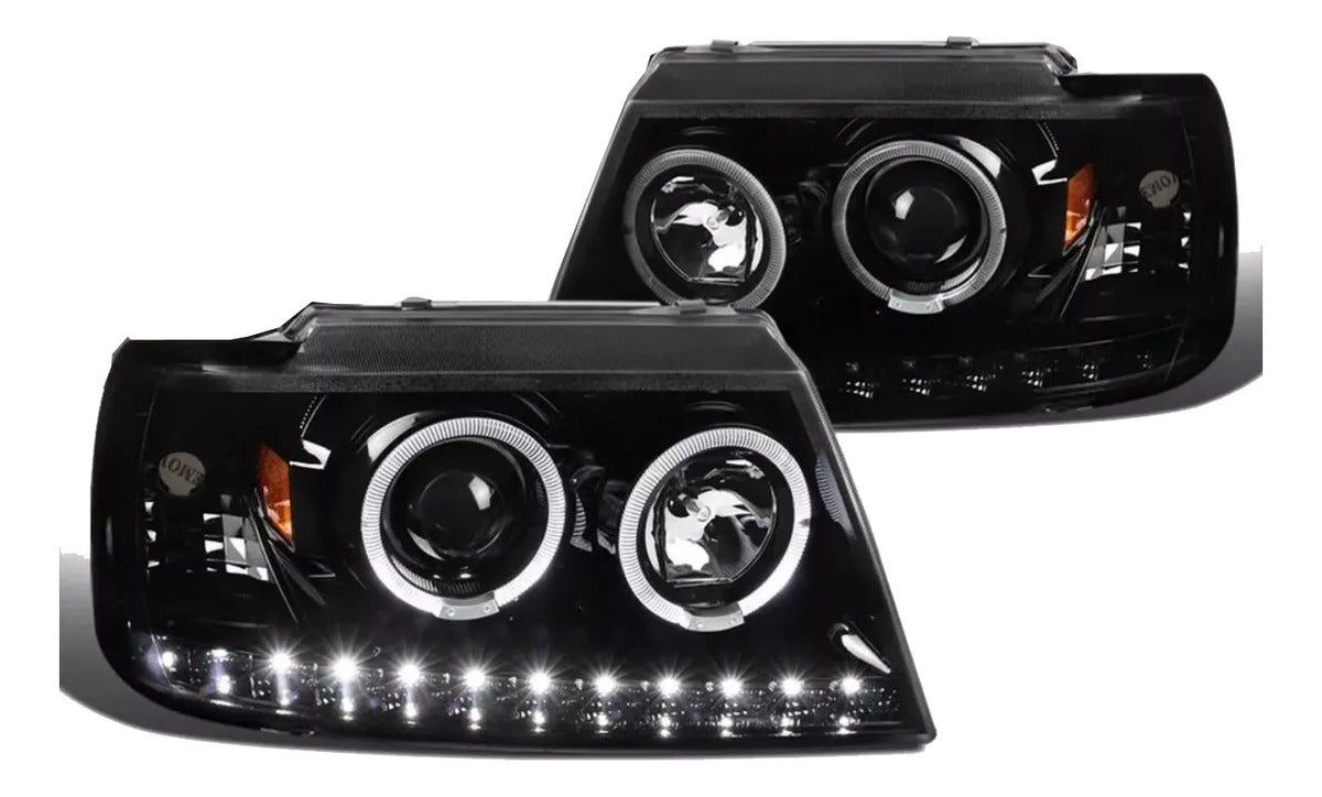 Par De Faros Led Ford Explorer 2002 2003 2004 2005 Negros