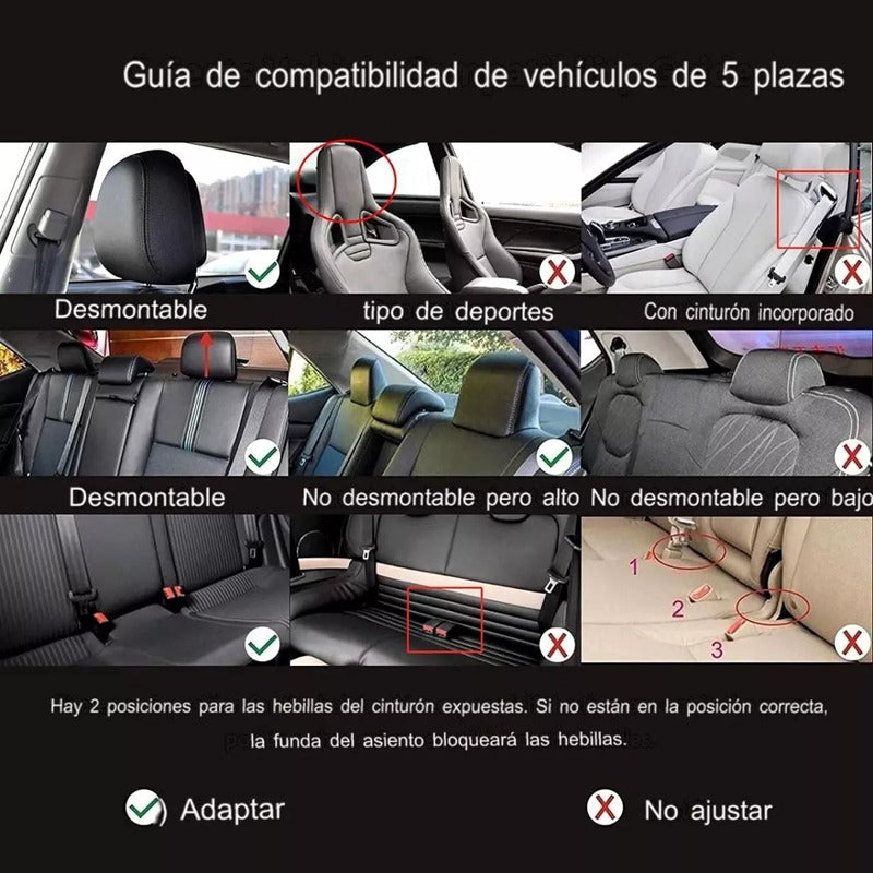 Universal Cushion Luxury Leather Seat Covers