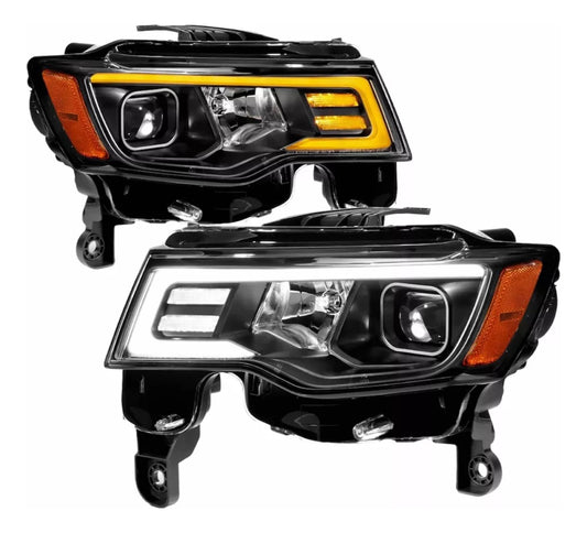 Par Faros Led Grand Cherokee 2017 2018 2019 Fondo Negro