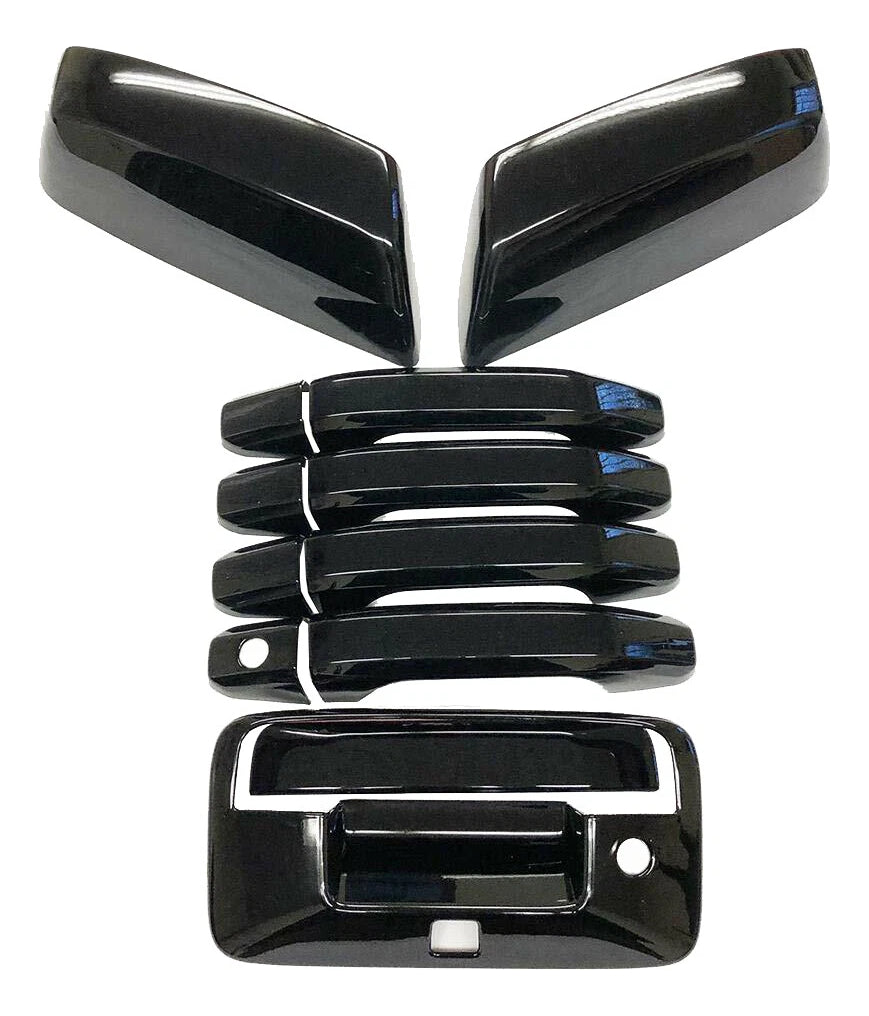 Combo Cubiertas Manijas Tapa Y Espejos Silverado 2014 A 2018