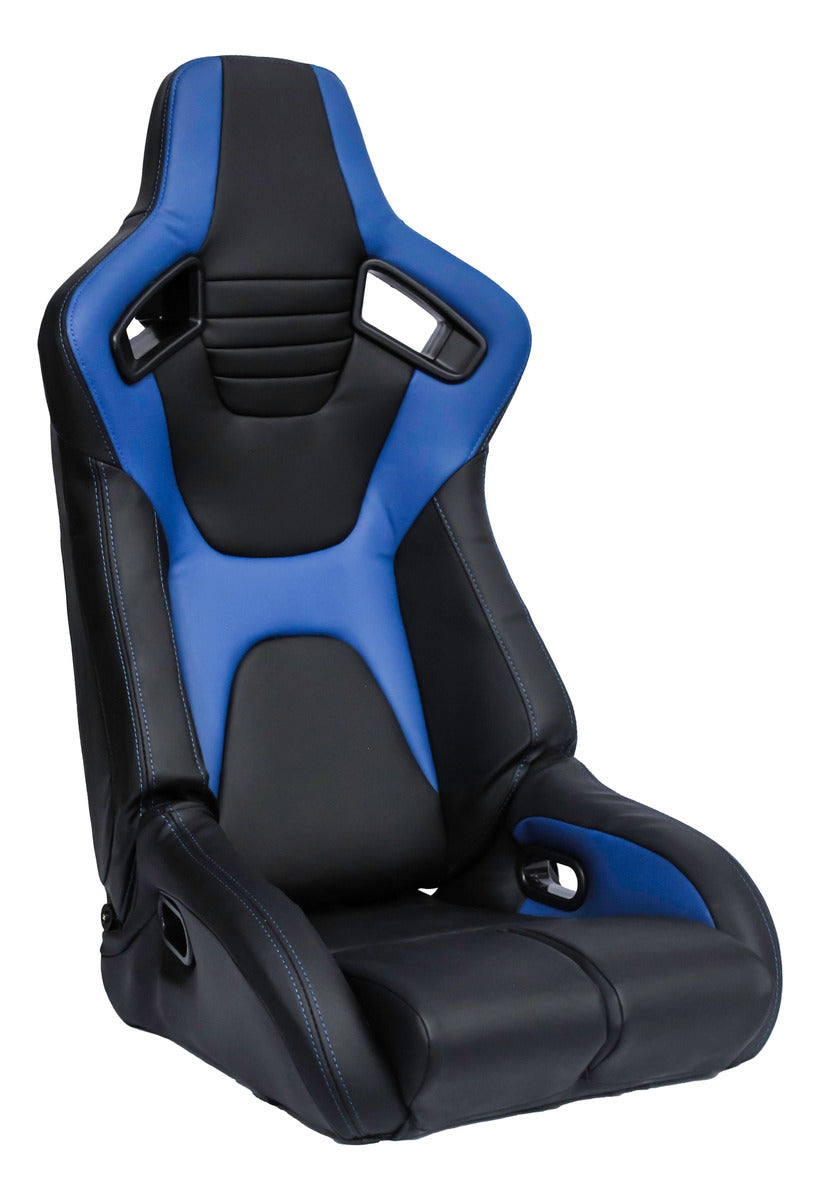 Par De Asientos Estilo De Carreras Pvc Con Deslizador