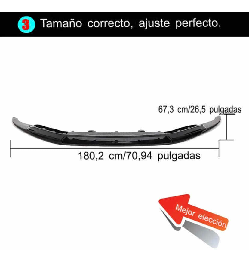 Carbon Fiber Lip Audi R8 2016 to 2019