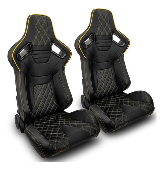Universal Reclining Racing Seats with Adjustment Slider