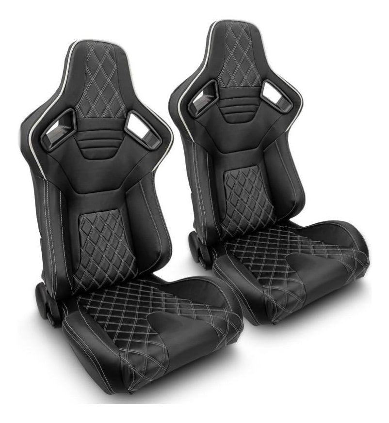 Universal Reclining Racing Seats with Adjustment Slider