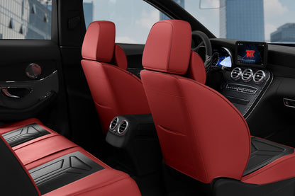 Cubre Asientos Delanteros Y Traseros De Cuero Lujo Universal