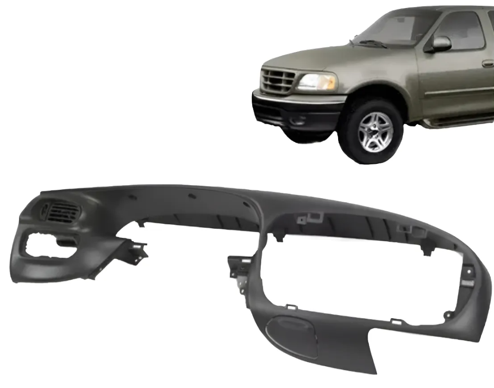 Marco De Consola Superior Para Ford F150 1997-2003 - Color Gris - Solo La Estructura (usado, En Buen Estado)