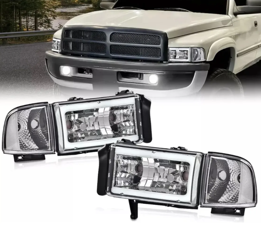 Faros Led Ram 1500 2500 3500 1994 1995 1996 A 2002 Ambos Lados