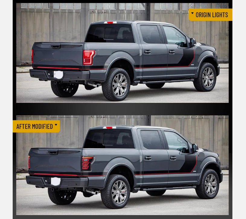 Calaveras Full Led Secuencial Ford Lobo F-150 2015 2016 2017 2018 2019 2020