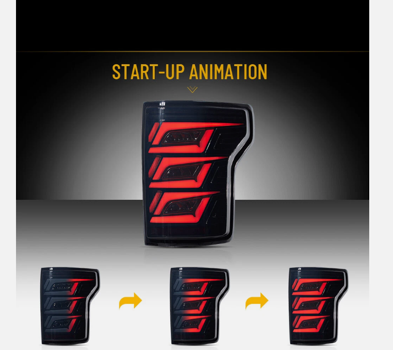 Calaveras Full Led Secuencial Ford Lobo F-150 2015 2016 2017 2018 2019 2020