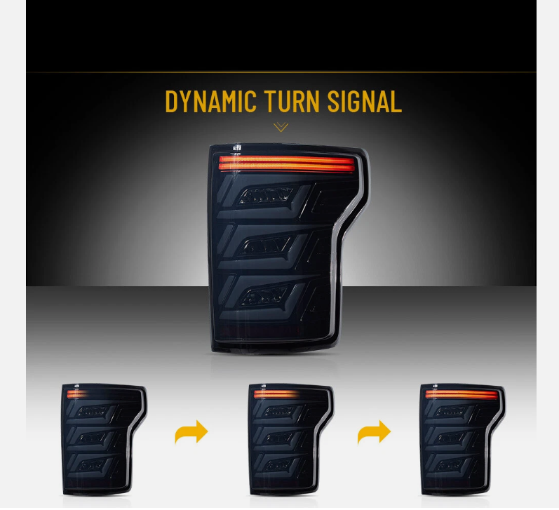 Calaveras Full Led Secuencial Ford Lobo F-150 2015 2016 2017 2018 2019 2020