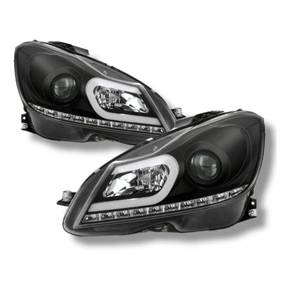 Led Drl Headlights Mercedes W204 2012 2013 2014