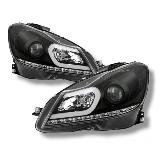 Led Drl Headlights Mercedes W204 2012 2013 2014