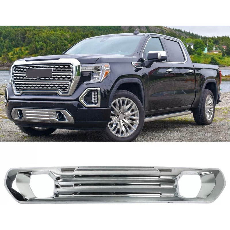 Parrilla Delantera Inferior Gmc Sierra 1500 2019 2020 2021 Cromado Brillante