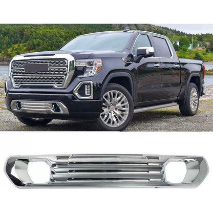Parrilla Delantera Inferior Gmc Sierra 1500 2019 2020 2021 Cromado Brillante