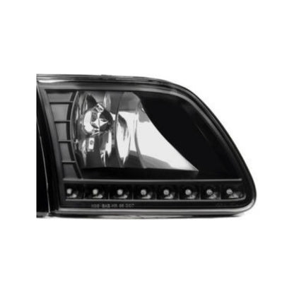 Faros Led Ford F-150 Expedition Con Daño 1997 A 2003 Ambos Lados