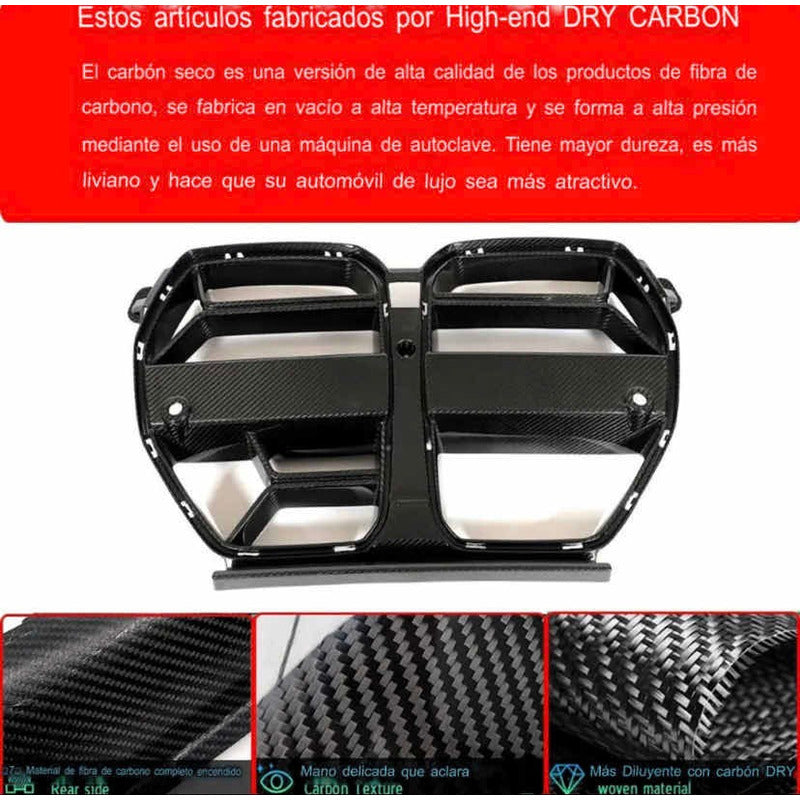 Parrilla Fibra De Carbono G80 M3 & G82 / G83 M4 2020 - 2024