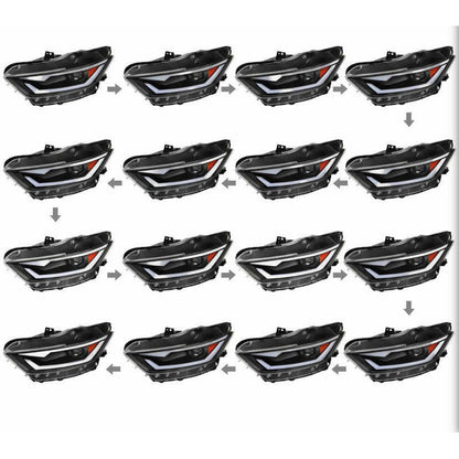 Led headlights Ford Mustang 2015 to 2017 Shelby Hid 2018 to 2020