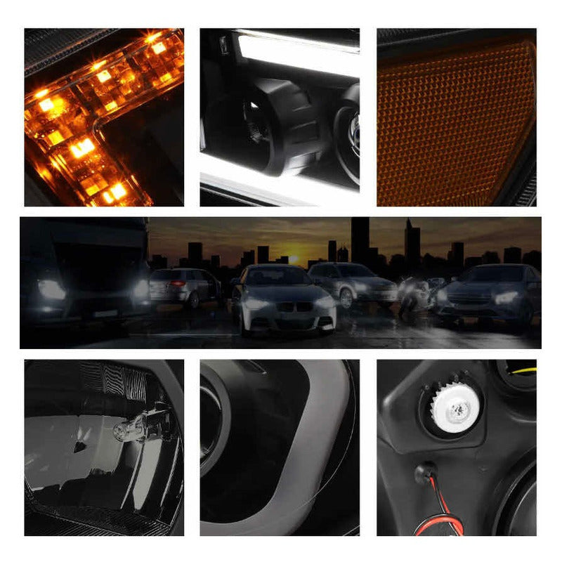 Faros Tundra Ámbar Led Drl 2007 2008 2009 2010 A 2013 Par