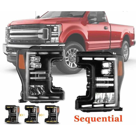 Faros Led Ford F-250 F-350 Super Duty 2017 2018 2019  Izquierdo