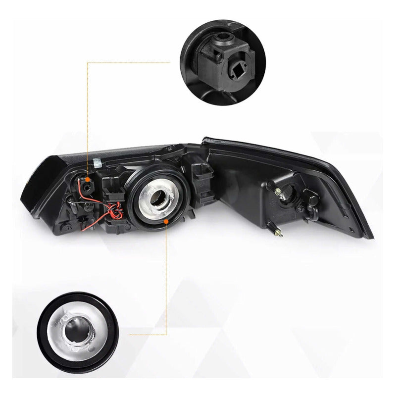 Led headlights Ford Mustang 1999 to 2004