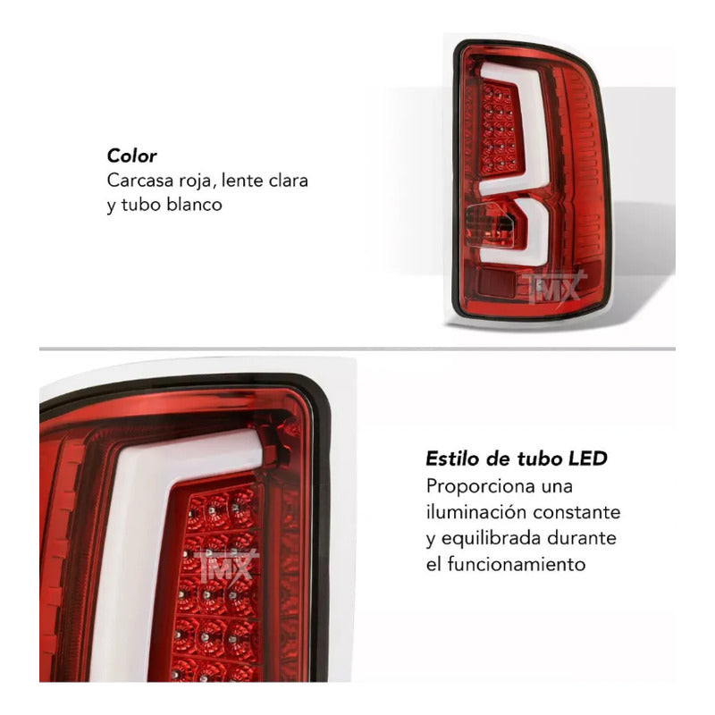 Calaveras Led Gmc Sierra 2007 2008 2009 2010 A 2013 Ambos Lados Transparente