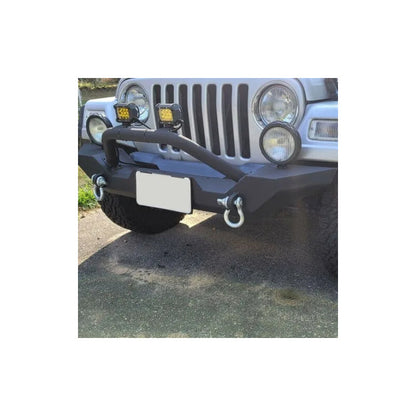 Par De Defensas Para Jeep Wrangler Tj Yj 87-06 Con Luces Led