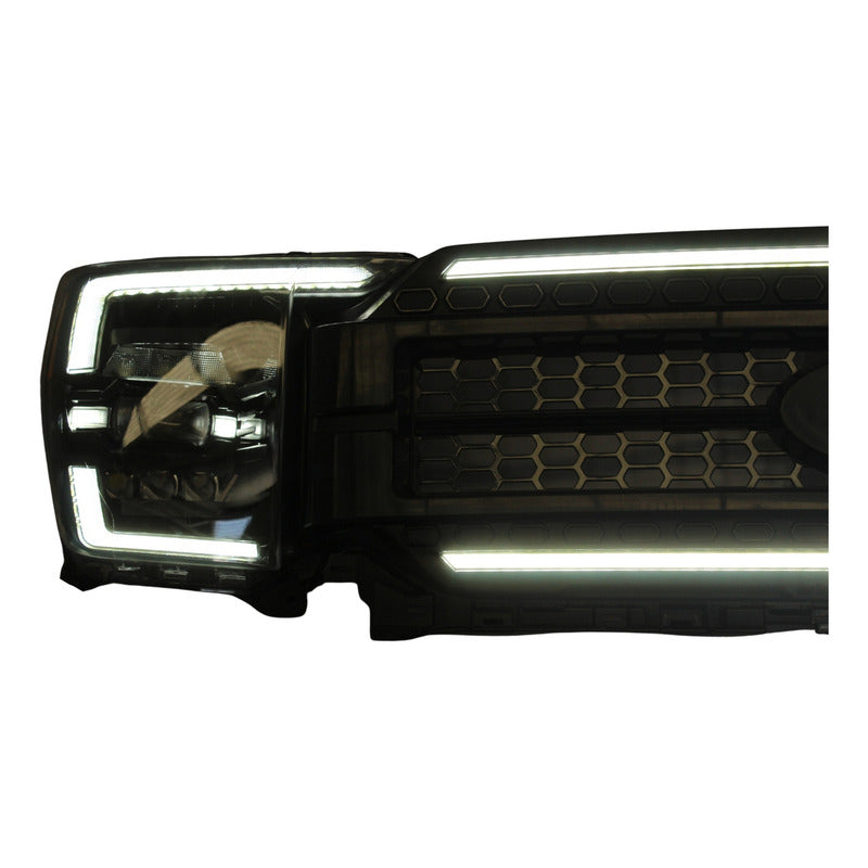 Grill Led Drl Ford Lobo F-150 2018 to 2020
