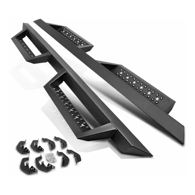 Running Boards Double Cab Chevrolet Silverado GMC Sierra 2007 to 2018