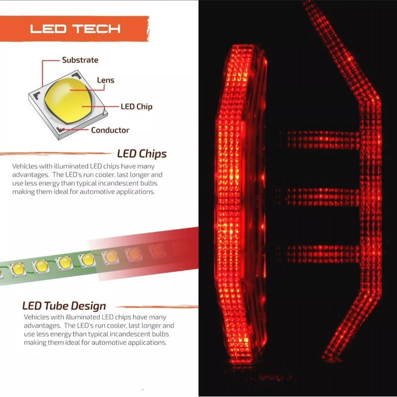 Calaveras Led Chevrolet Silverado 1500 2014 a 2018