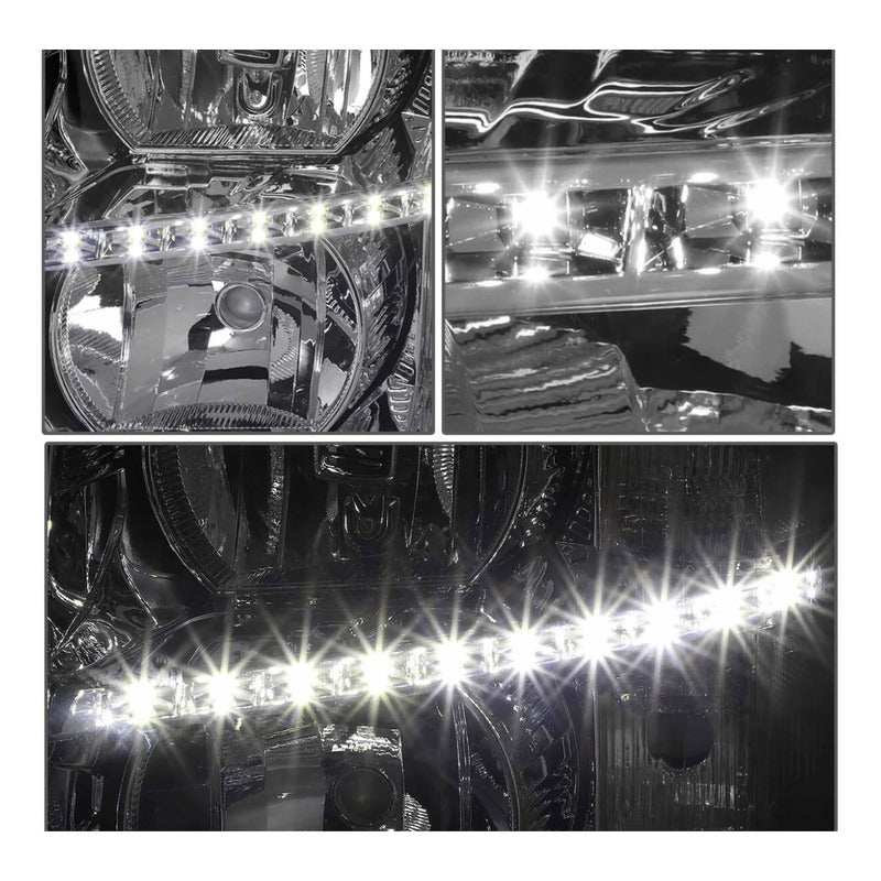 Led Headlights Chevrolet Silverado Cheyenne 2007 to 2014