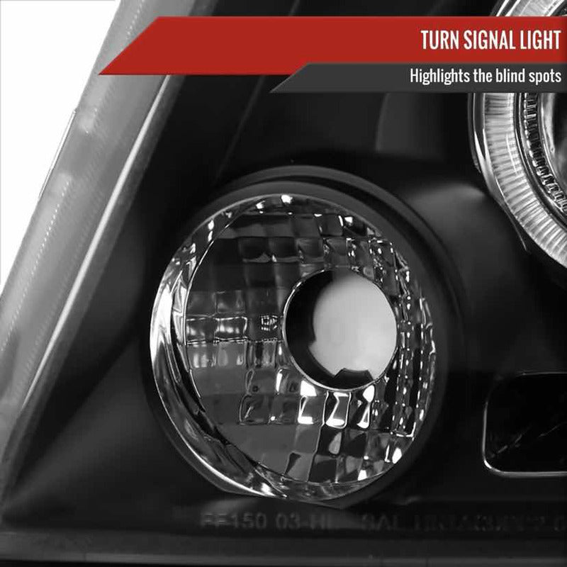 Ford F-150 2004 to 2008 Dual Halo Headlights