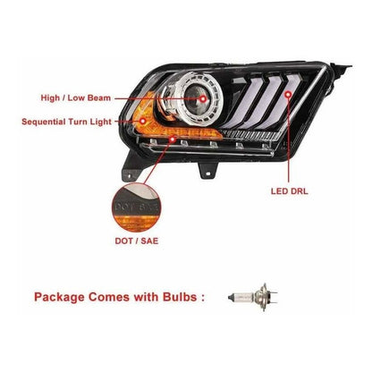 Faros Led Mustang 2010 2011 2012 2013 2014