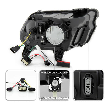 Faros Drl Led Ford Mustang 2010 2011 2012 2014 Par Ambos Lados