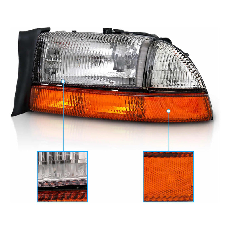 Dodge Dakota Durango headlights 1998 to 2004