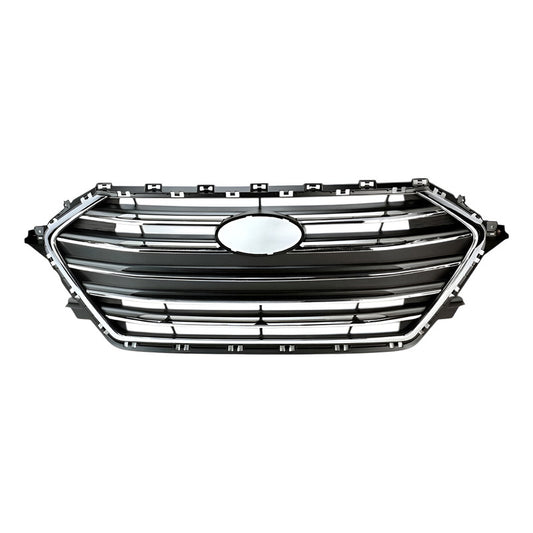 Parrilla Delantera Hyundai Elantra 2017  2018 Cromado/negro Brillante