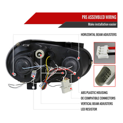 Faros Volkswagen Golf Mk4 Gti/r32 1999 A 2006