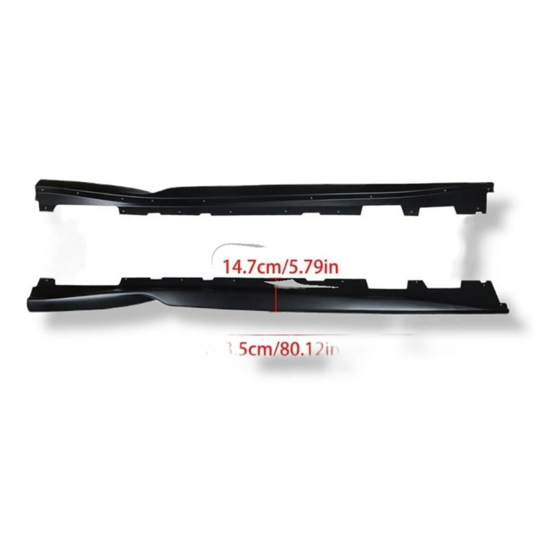 Estribos Estilo T6 Camaro Ss Y Rs 2016 2017 2018 2019 2020 Negro