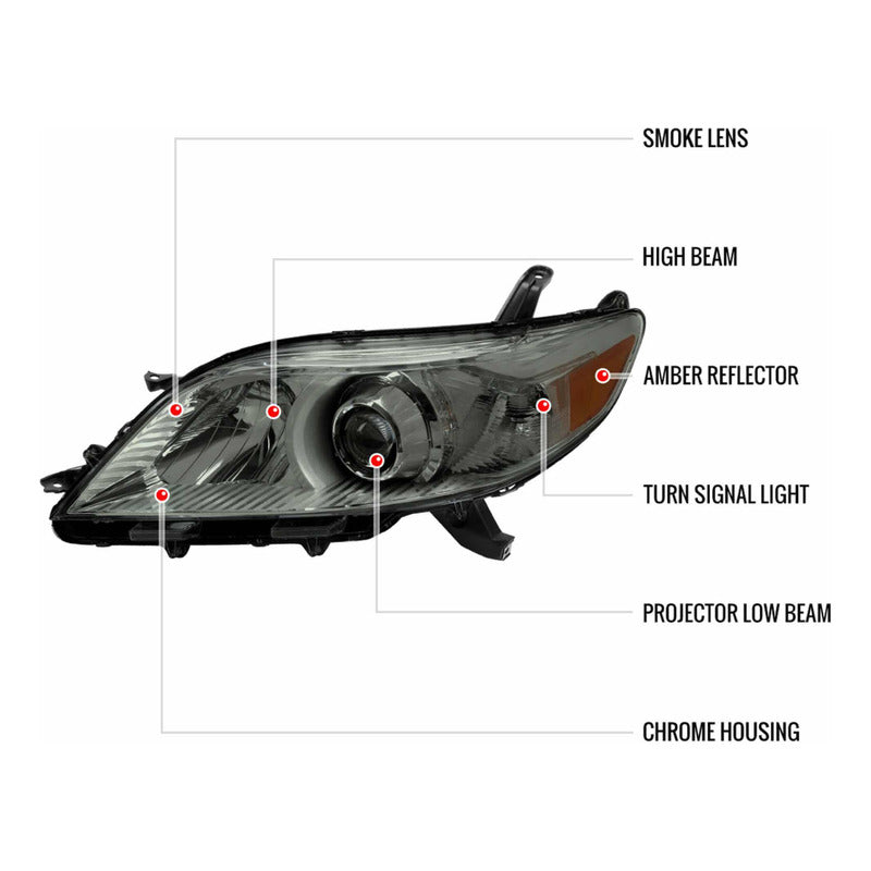 Faros Led Toyota Sienna 2011 2012 2013 2014 A 2020