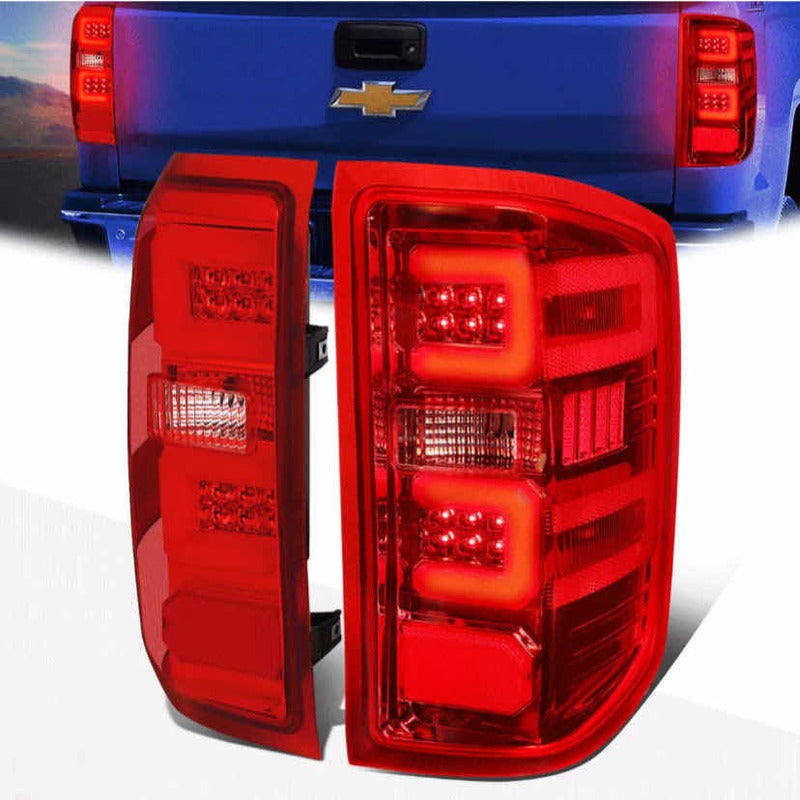 Calaveras Led Chevrolet Silverado GMC Sierra 2014 a 2019