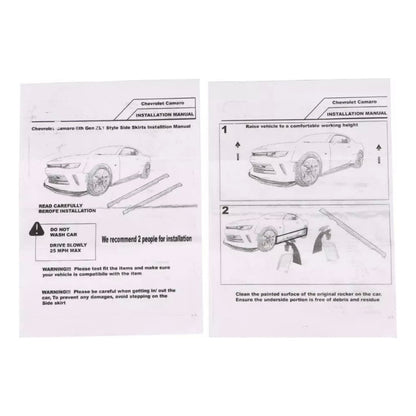 Estribos Laterales T6 Camaro Ss Y Rs 2016 2017 A 2020