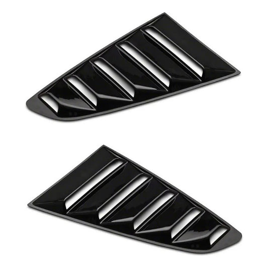 Louvers Laterales Mustang Negro Mate 2015 2016 2017 A 2023