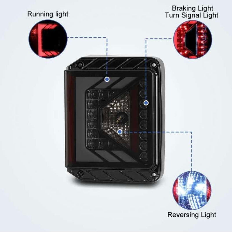 Calaveras Led Jeep Wrangler Jk 2007 a 2016