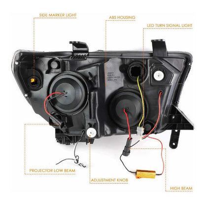 Faros Tundra Ámbar Led Drl 2007 2008 2009 2010 A 2013 Par