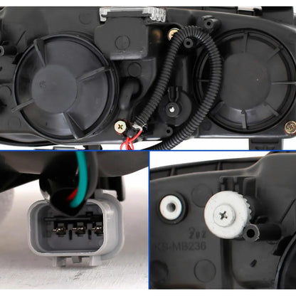 Par Faros Led Halo Mitsubishi Eclipse 1995 1996 Ambos Lados