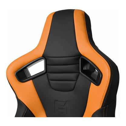 Asientos De Carreras Pvc Naranja Con Deslizador Universal