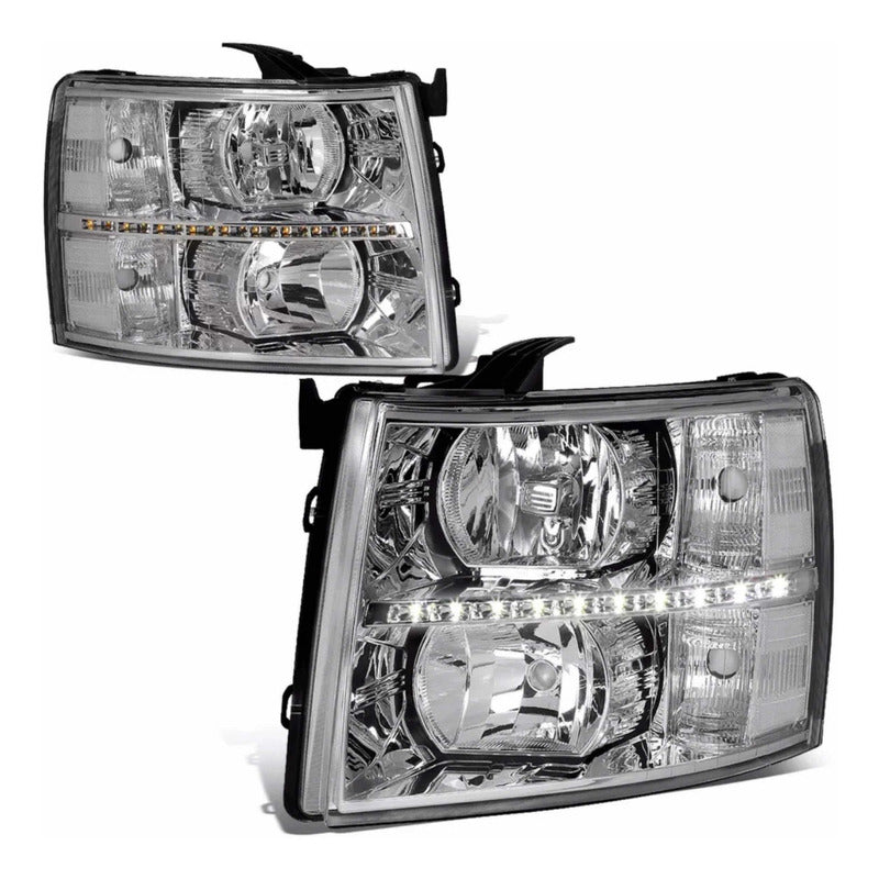 Led Headlights Chevrolet Silverado Cheyenne 2007 to 2014