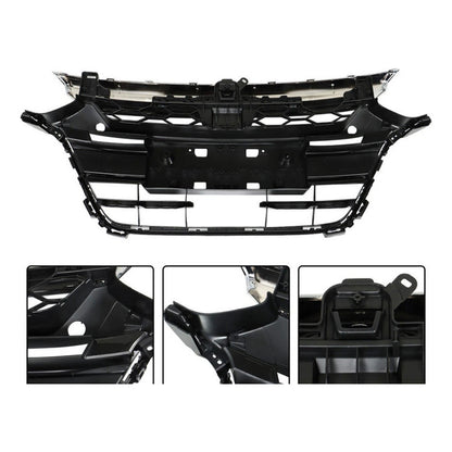 Parrilla Delantera Honda Accord Negro Cromo 2018 2019 Brillante